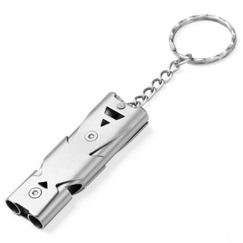 Stainless Steel High Frequency Whistle Silver