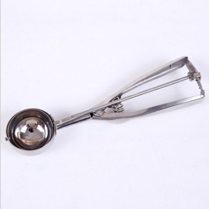 Stainless Steel Ice Cream Scoop Silver Scoops