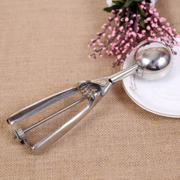 Stainless Steel Ice Cream Scoop Silver Scoops