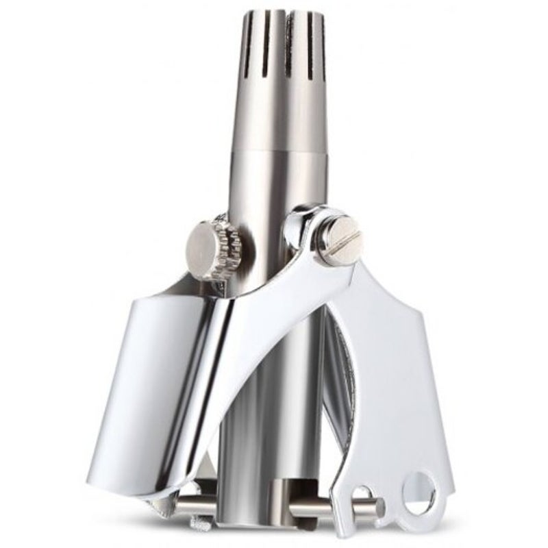 Stainless Steel Manual Nose Ear Hair Trimmer Silver Clippers & Trimmers