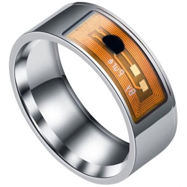 Veile Studios Stainless Steel Nfc Smart Ring Silver Us 6 Rings