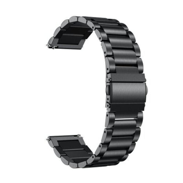 Stainless Steel Watch Band Wrist Strap For Ticwatch Pro / 1 Bracelet Black