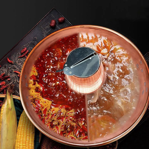 Stainless Steel Charcoal Chinese Copper Hot Pot Old Beijing Cookware Camping 36Cm Other Cookware