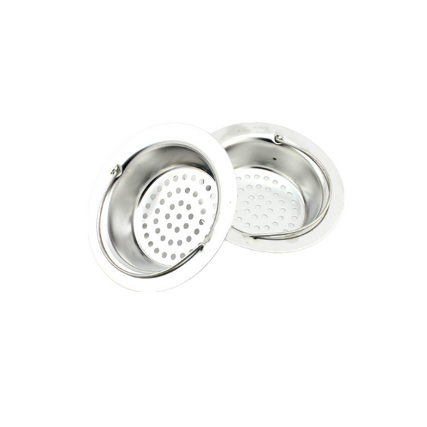 2Pcs Stainless Steel Kitchen Sink Strainerdurable Garbage Disposal Basket Sink Organisers