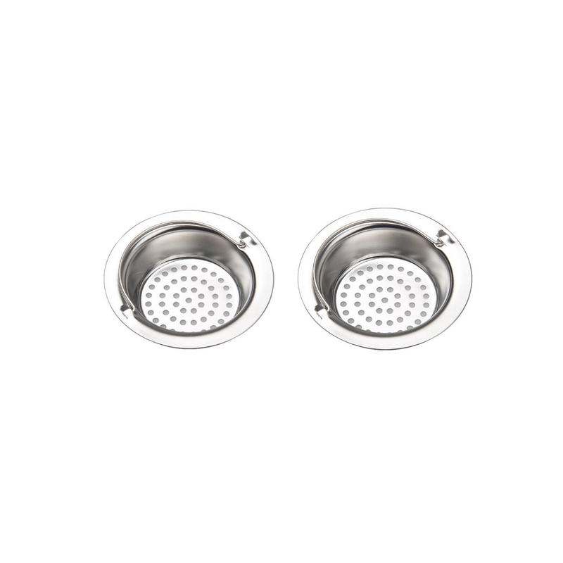 2Pcs Stainless Steel Kitchen Sink Strainerdurable Garbage Disposal Basket Sink Organisers