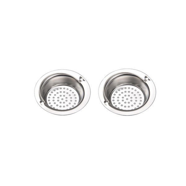 2Pcs Stainless Steel Kitchen Sink Strainerdurable Garbage Disposal Basket Sink Organisers
