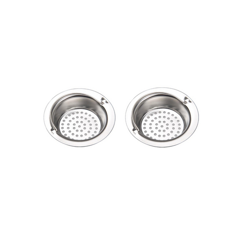 2Pcs Stainless Steel Kitchen Sink Strainerdurable Garbage Disposal Basket Sink Organisers