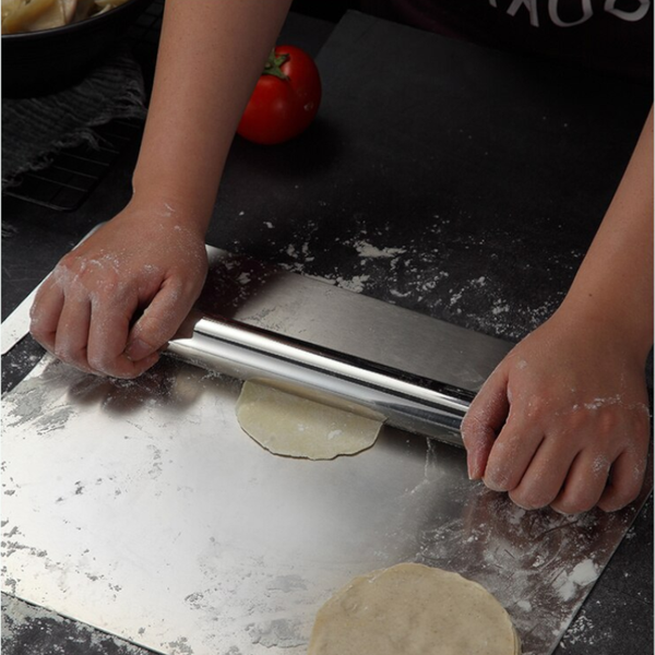 Stainless Steel Rolling Pin For Dough Non Stick Kitchen Roller Pastry Baking Tools Accessories Rolling Pins