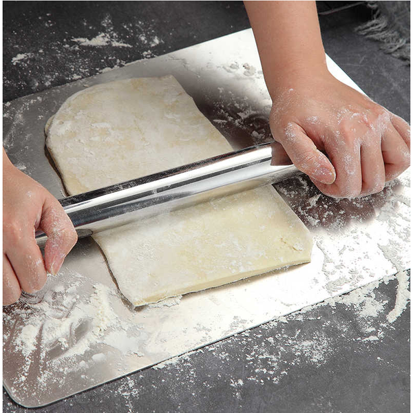 Stainless Steel Rolling Pin For Dough Non Stick Kitchen Roller Pastry Baking Tools Accessories Rolling Pins