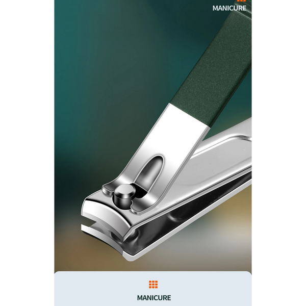 Stainless Steel Nail Clipper Set Grooming Tool With Case For Care Manicure & Pedicure Tools & Kits