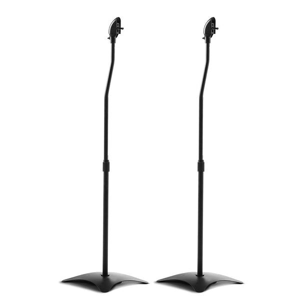 Alpha Set Of 2 112Cm Surround Sound Stand Black Speaker Mounts & Stands