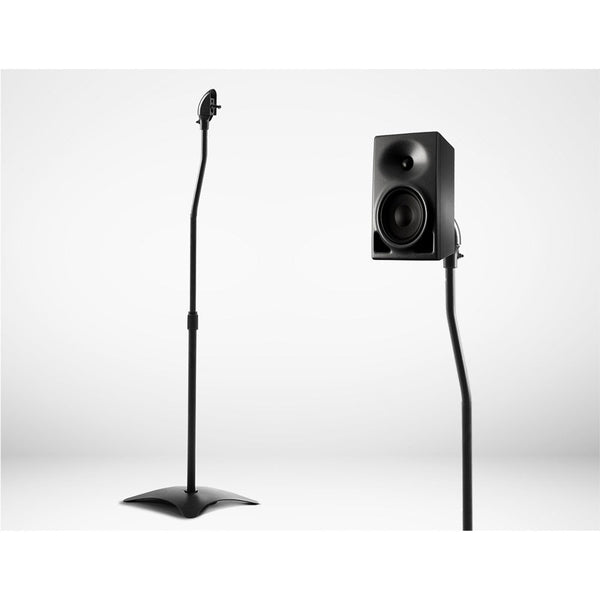 Alpha Set Of 2 112Cm Surround Sound Stand Black Speaker Mounts & Stands