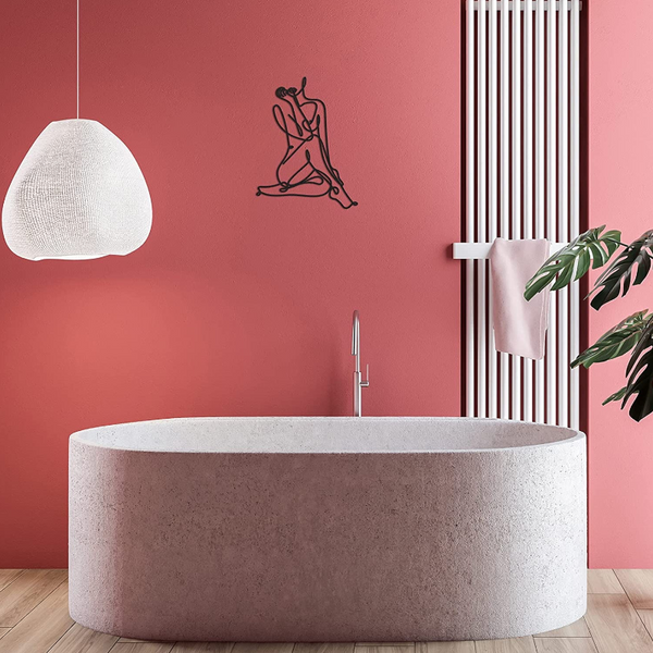 Standing Posture Art Abstract Metal Decoration Wall Pendant Wall Hangings