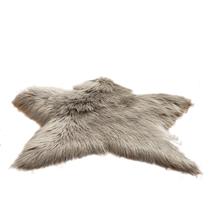 Pentagram Shaped Artificial Wool Fur Soft Plush Rug Carpet Mat Ver 5