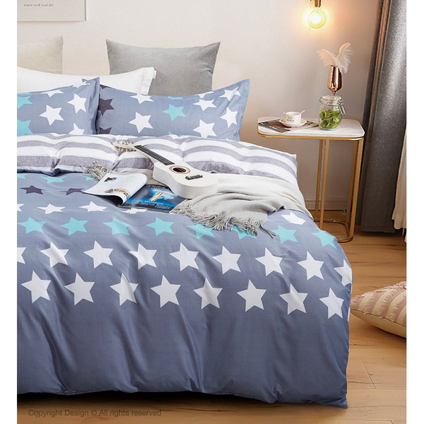 Fabric Fantastic Stars Quilt/Duvet Cover Set Quilt Covers