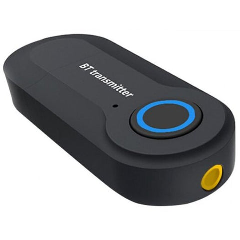 Stereo Bluetooth Free Drive Tv Mp3 Audio Transmitter Black