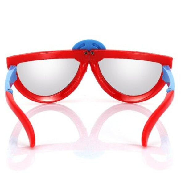 Stereo Cinema Cartoon 3D Glasses For Children 2Pcs Red