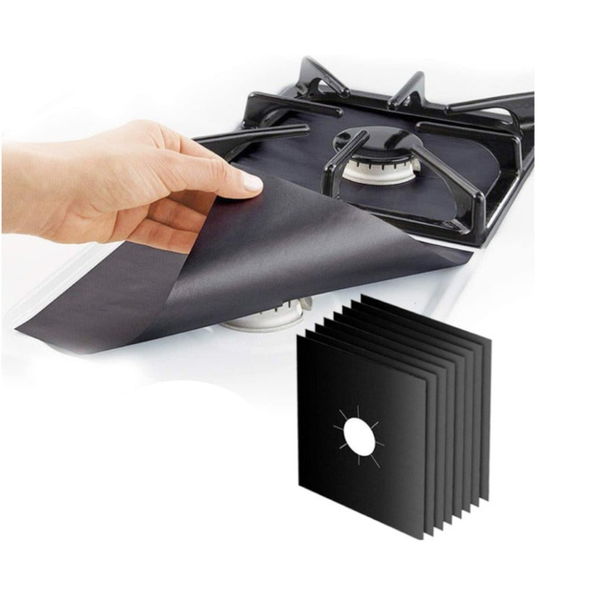 Reusable Gas Range Protectorsnon Stick Stovetop Liner Size 10.6 Inchx Inchbpa Free Heat Resistant8 Pack Stove Burner Covers