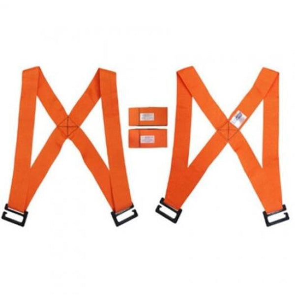 Strap Rope Furniture Handling Labor Saving Moving Belt Orange Gold Tie Downs & Straps