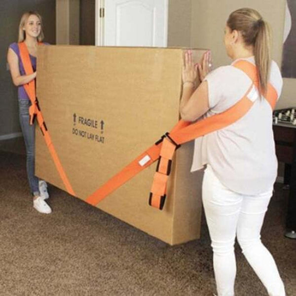 Strap Rope Furniture Handling Labor Saving Moving Belt Orange Gold Tie Downs & Straps