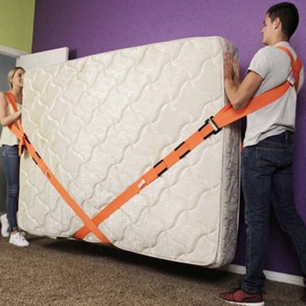 Strap Rope Furniture Handling Labor Saving Moving Belt Orange Gold Tie Downs & Straps