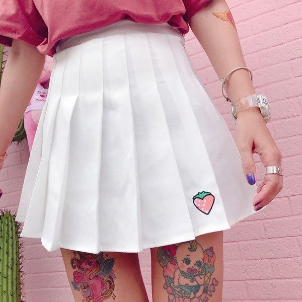 Strawberry Tennis Skirt