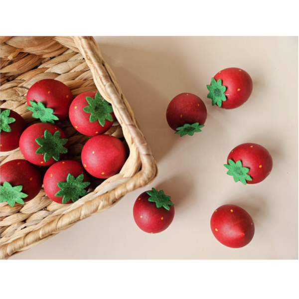 Strawberry Punnet 12 Pcs Food Storage Containers