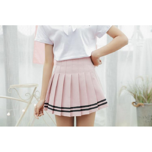 Striped Tennis Skirt