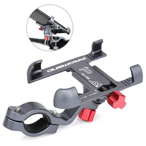 Strong Aluminum Alloy Bike Phone Mount Bicycle Motorcycle Holder Titanium Mounts & Holders