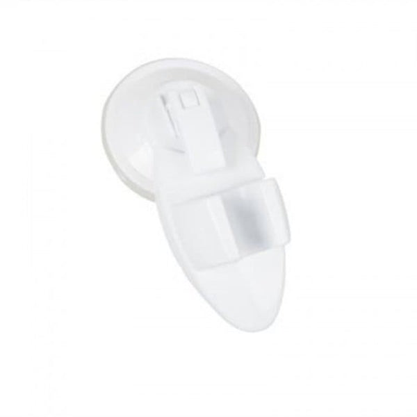 Strong Chuck Bathroom Shower Head Holder Bracket Base White 13X4.5Cm Shower Head Holders