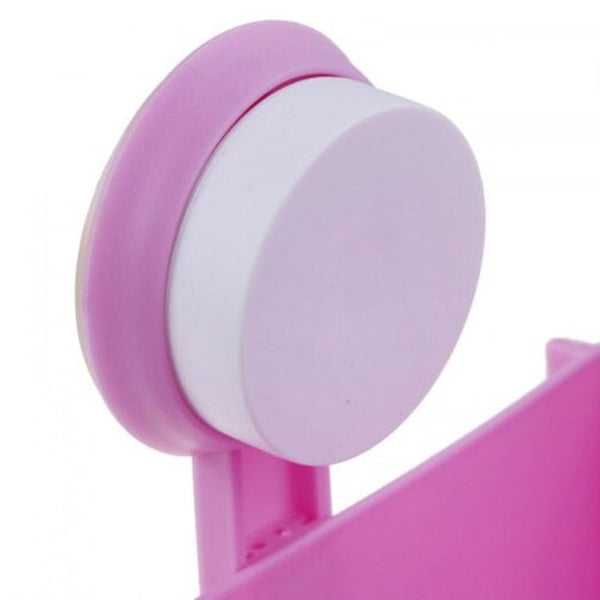 Strong Suction Cup Corner Shelf Washroom Bathroom Tiles Triangle Hanging Rack White Shelves