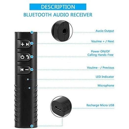 Audio Transmitters Receivers 2 / Pcs 3.5Mm Wireless Bluetooth Adapter Aux Stereo Music Car