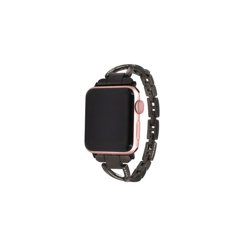 Stylish Metal X Shaped Shiny Watch With Steel Strap For Apple Iwatch 5 4 3 2 1 Watch Bands