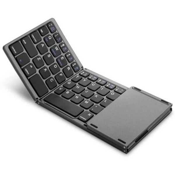Stylish Mini Foldable Wireless Bluetooth Keyboard Black Keyboards & Keypads