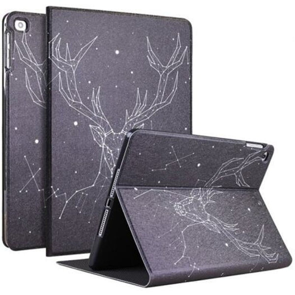 Stylish Painting Tablet Cover For Ipad Mini 1 Black Cases Covers Keyboard Folios