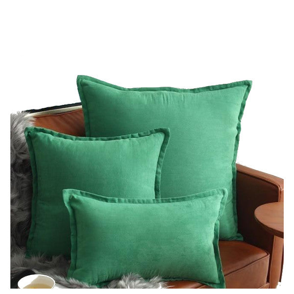 Suede Throw Pillows Cushion Covers Comfortable Decor Cushions & Decorative Pillows