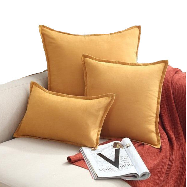 Suede Throw Pillows Cushion Covers Comfortable Decor Cushions & Decorative Pillows