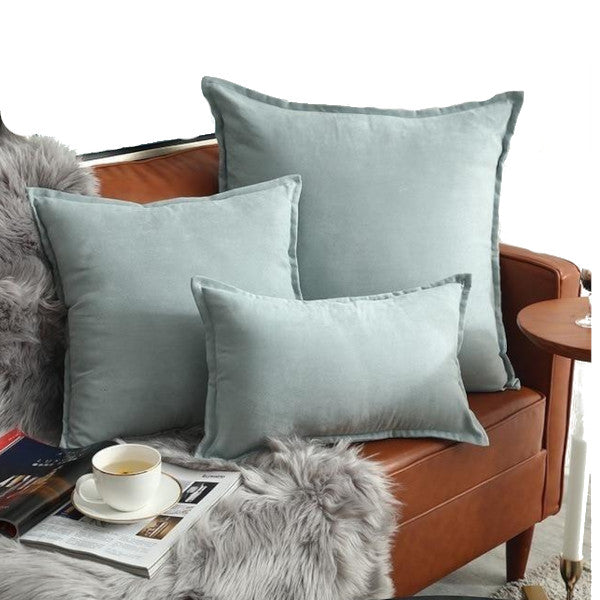 Suede Throw Pillows Cushion Covers Comfortable Decor Cushions & Decorative Pillows