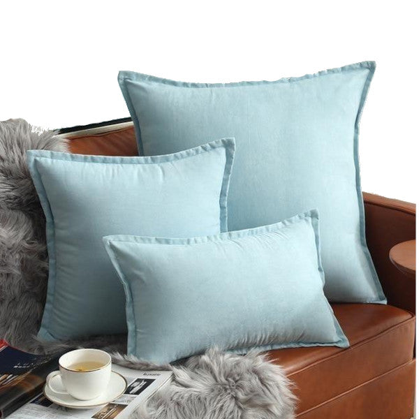 Suede Throw Pillows Cushion Covers Comfortable Decor Cushions & Decorative Pillows