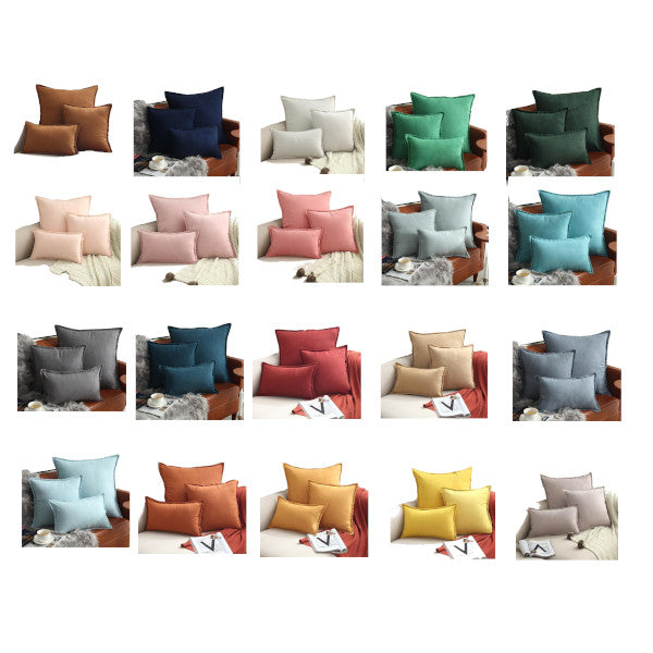 Suede Throw Pillows Cushion Covers Comfortable Decor Cushions & Decorative Pillows