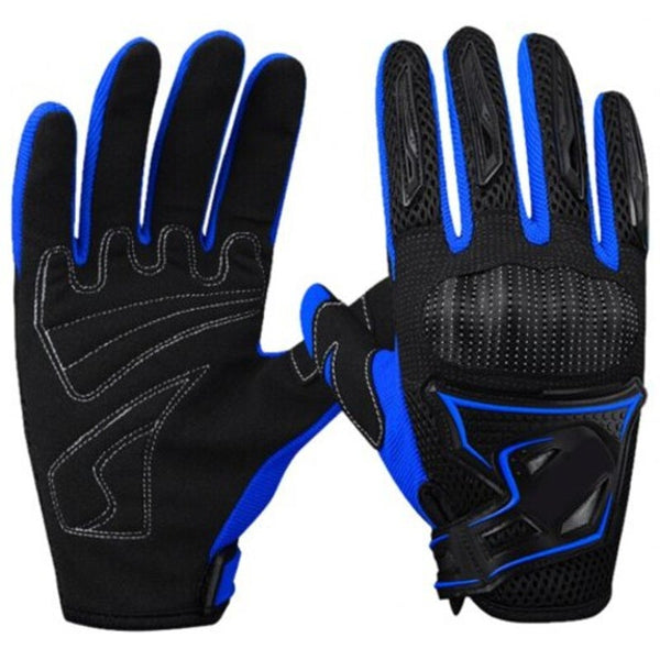 Summer Breathable Motorcycle Outdoor Ridding 1 Pair Blue Xl Gloves