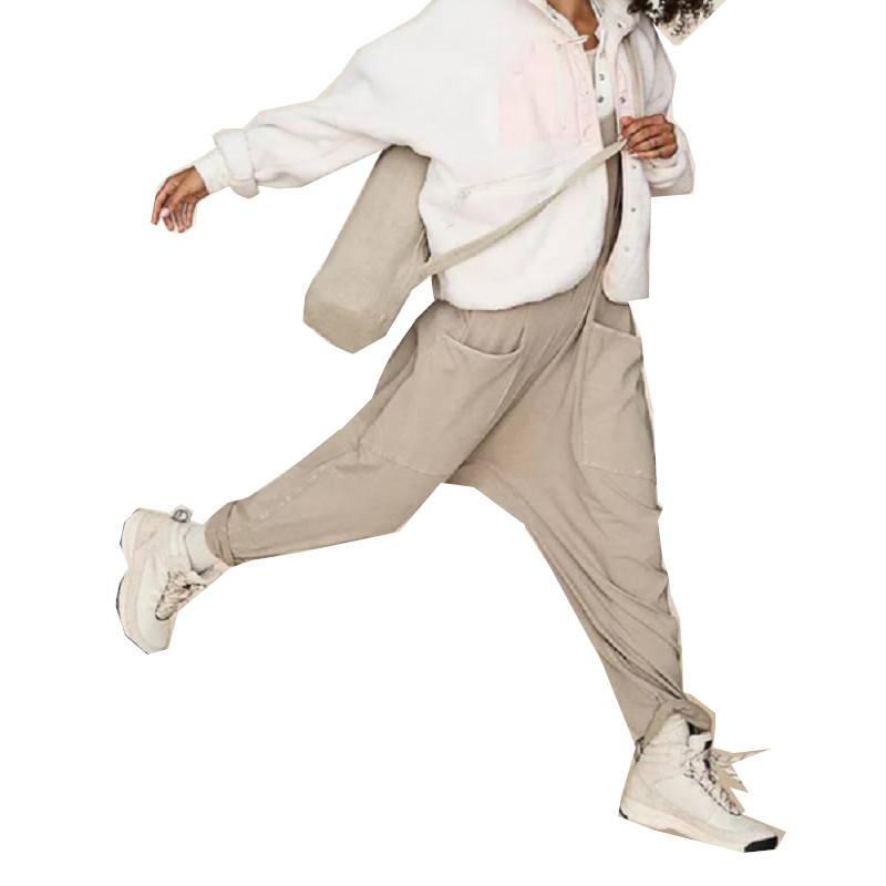 Summer Womens Loose Sleeveless Jumpsuits Spaghetti Strap Long Pant Romper With Jumpsuits Rompers & Playsuits