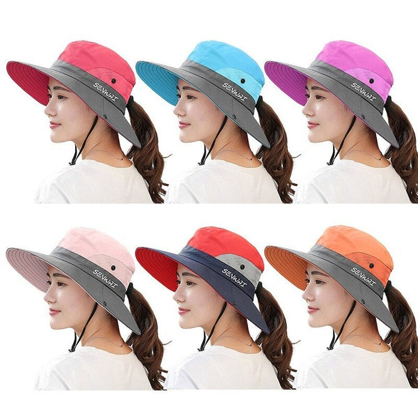 Sun Hat Wide Brim Boonie Hats & Headwear