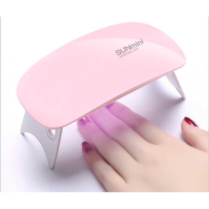 Sun Mini 6W Led Uv Nail Dryer Curing Lamp 60S Timer Usb For Gel Nails Based Polishes Nail Dryers & Lamps