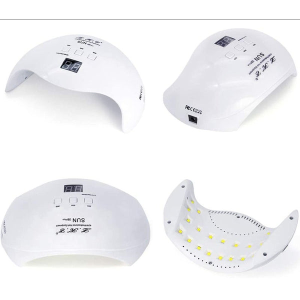 Sun Uv Led Nail Lamplke Dryer 40W Gel Polish Light With 3 Timers Professional Art Tools Accessories White Nail Dryers & Lamps