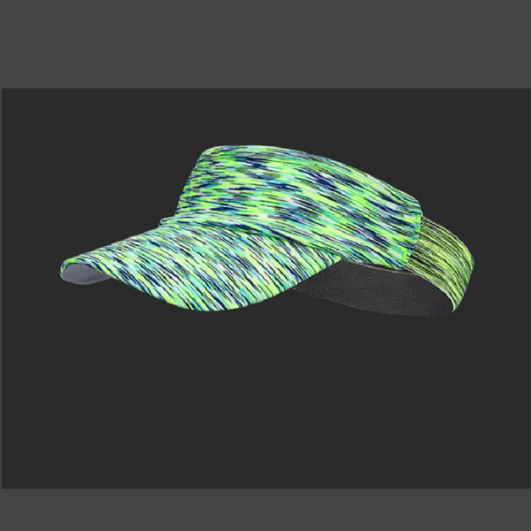 Unisex Outdoor Running Cycling Visor Cap Multicolored Striped Headband Hats & Headwear