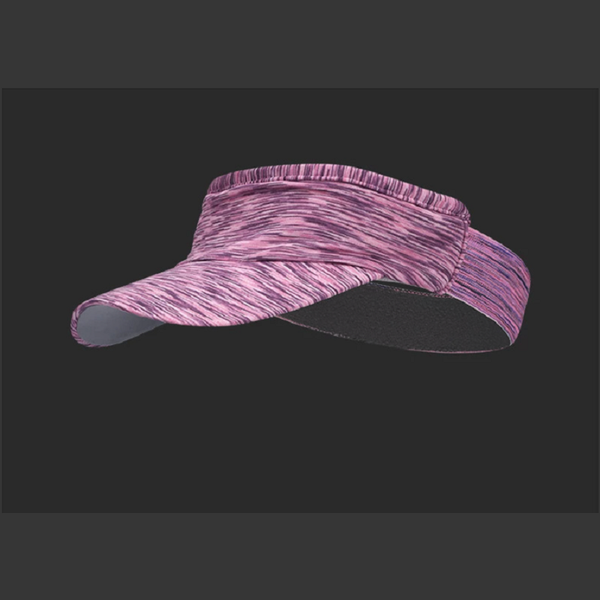 Unisex Outdoor Running Cycling Visor Cap Multicolored Striped Headband Hats & Headwear