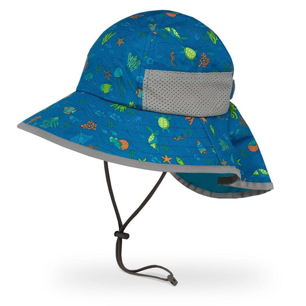 Sunday Afternoon Kids Play Hat Upf50+ | Ocean Life Small (6 24Mth) Kids Hats