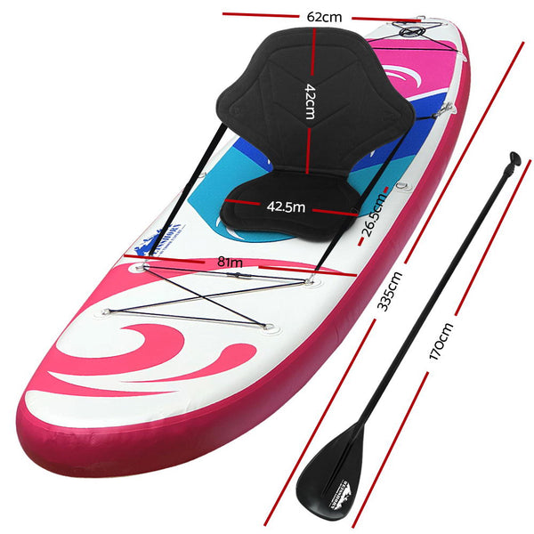 Weisshorn Stand Up Paddle Board 11Ft Inflatable Sup Surfboard Paddleboard Kayak Stand Up Paddleboards