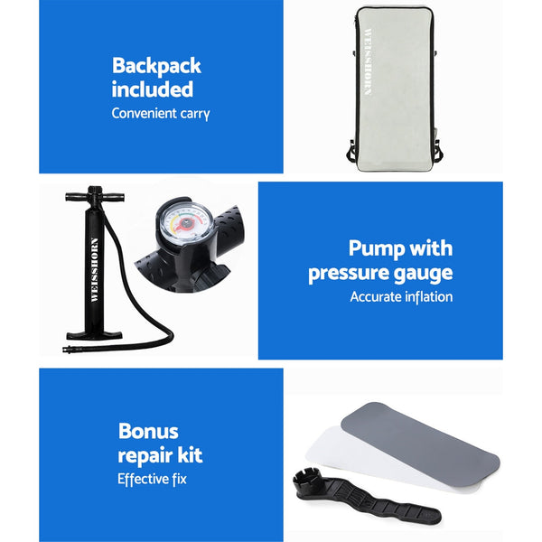 Weisshorn Stand Up Paddle Board 11Ft Inflatable Sup Surfboard Paddleboard Kayak Stand Up Paddleboards